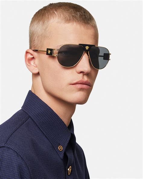 versace 19.69 aviator sunglasses|versace sunglasses aviator style.